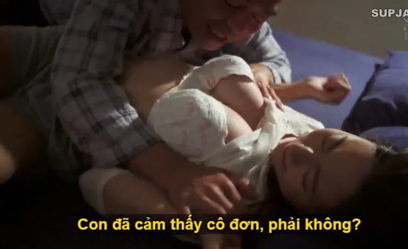 Thấy con trai mãi mê công việc để người tình của con trai cô đơn, bố gã chồng làm liều đè làm tình con dâu